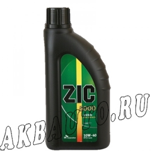 Масло дизельное синтетика Zic X7 Diesel 10W-40 CG-4/SH 1Л (замена Zic 5000) купить в Москве по цене 390 рублей - АКБАВТО