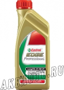 Масло моторное синтетическое Castrol EDGE Professional Longlife III AUDI 5W30 504.00/507.00 1л купить в Москве по цене 750 рублей - АКБАВТО