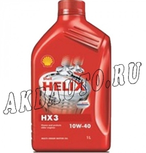 Масло моторное минеральное Shell Helix HX-3 10W40 1Л купить в Москве по цене 207 рублей - АКБАВТО