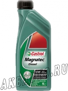 Масло моторное полусинтетическое Castrol Magnatec Diesel 10W40 B4 1л купить в Москве по цене 390 рублей - АКБАВТО