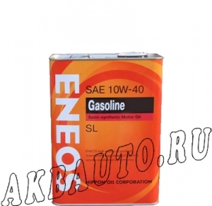 Масло моторное полусинтетика Eneos 10W40 1л купить в Москве по цене 410 рублей - АКБАВТО