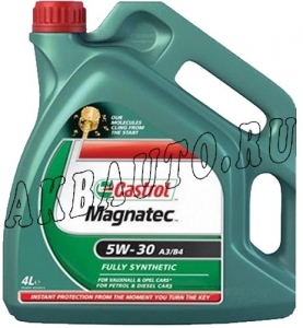 Масло моторное синтетическое Castrol Magnatec 5W30 A3/B4 4л купить в Москве по цене 1950 рублей - АКБАВТО