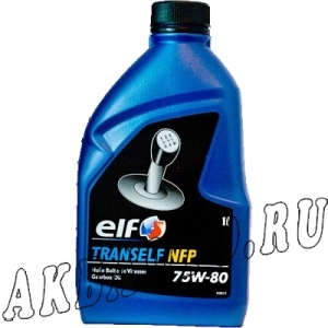 Масло трансмиссионное ELF Tranself NFP 75W80 GL-4 1L купить в Москве по цене 660 рублей - АКБАВТО