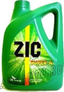 Антифриз Zic Super A Зеленый готовый -50 4Л купить в Москве по цене 587 рублей - АКБАВТО