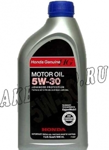 Масло моторное полусинтетика Honda Motor Oil 5W30 SM/SL 08798-9014 0,946л купить в Москве по цене 300 рублей - АКБАВТО