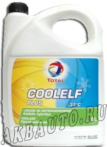 Антифриз Total Coolelf Plus G11 сине-зеленый 5л готовый купить в Москве по цене 1430 рублей - АКБАВТО