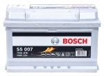 Аккумулятор автомобильный Bosch Silver Plus S5007 74 А/ч 750 A обр. пол. Евро авто (278x175x175)