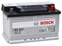 Аккумулятор автомобильный Bosch S3007 70 А/ч 640 A обр. пол. Евро авто (278x175x175) купить в Москве по цене 4850 рублей - АКБАВТО