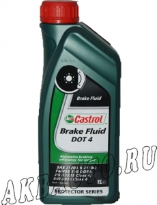 Тормозная жидкость Castrol Brake Fluid Dot-4 0.5Л купить в Москве по цене 350 рублей - АКБАВТО