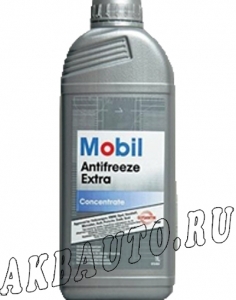 Антифриз Mobil Extra концентрат синий 1л купить в Москве по цене 450 рублей - АКБАВТО