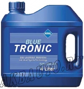 Масло моторное полусинтетическое Aral Blue Tronic 10W40 SN/CF 4л купить в Москве по цене 1190 рублей - АКБАВТО