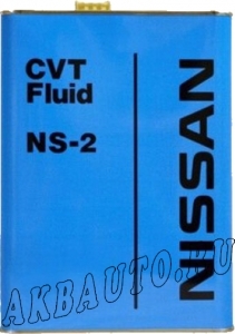 Масло (жидкость) для вариаторных КПП Nissan CVT NS-2 4л KLE52-00004 купить в Москве по цене 4150 рублей - АКБАВТО