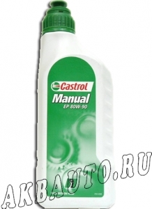 Масло трансмиссионное Castrol EP 80W90 GL-4 1л купить в Москве по цене 320 рублей - АКБАВТО