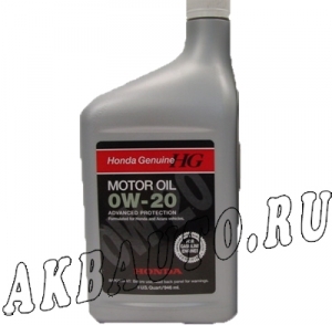Масло моторное синтетическое Honda Genuine SM/SL 0w20 08798-9029 0,946л купить в Москве по цене 468 рублей - АКБАВТО