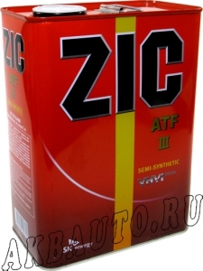 Масло трансмиссионное Zic AtF III 4Л купить в Москве по цене 1299 рублей - АКБАВТО