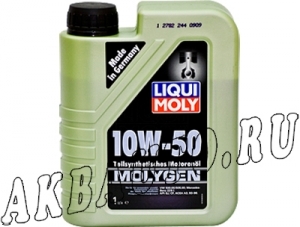 Масло моторное полусинтетика LM Molygen 10W50 1Л 1908 купить в Москве по цене 393 рубля - АКБАВТО