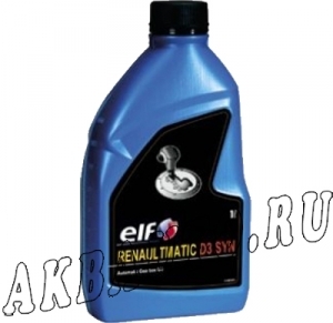 Масло трансмиссионное ELF Renaultmatic D3 SYN 1L купить в Москве по цене 530 рублей - АКБАВТО