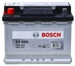 Аккумулятор автомобильный Bosch S3006 56 А/ч 480 A прям. пол. Росс. авто (242x175x190)