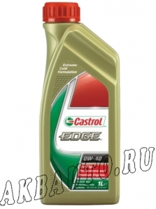 Масло моторное синтетическое Castrol EDGE Titanium FST 0W40 1л купить в Москве по цене 810 рублей - АКБАВТО