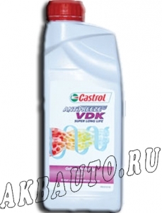 Антифриз Castrol Radicool SF G12 1л (красный) купить в Москве по цене 570 рублей - АКБАВТО