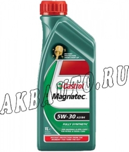 Масло моторное синтетическое Castrol Magnatec 5W30 A3/B4 1л купить в Москве по цене 580 рублей - АКБАВТО