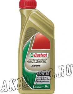 Масло моторное синтетическое Castrol EDGE Titanium FST 10W60 1л купить в Москве по цене 990 рублей - АКБАВТО