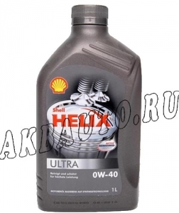 Масло моторное синтетическое Shell Helix Ultra 0W40 1л купить в Москве по цене 790 рублей - АКБАВТО