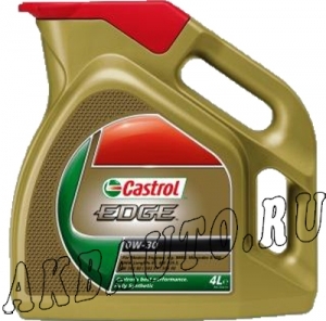 Масло моторное синтетическое Castrol EDGE Titanium FST 0W30 4л A3/B4 купить в Москве по цене 2990 рублей - АКБАВТО