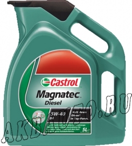 Масло моторное синтетическое Castrol Magnatec Diesel 5W40 DPF 4л купить в Москве по цене 1930 рублей - АКБАВТО
