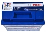 Аккумулятор автомобильный Bosch Silver S4009 74 А/ч 680 A прям. пол. Росс авто (278x175x190)