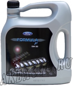 Масло моторное Ford Formula F синтетическое 5W30 5л 14E8BA (замена 14E9EC) купить в Москве по цене 1810 рублей - АКБАВТО