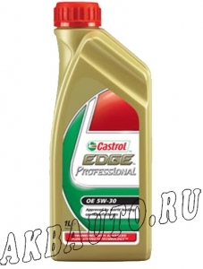 Масло моторное синтетическое Castrol EDGE Professional OE 5W30 1л купить в Москве по цене 640 рублей - АКБАВТО