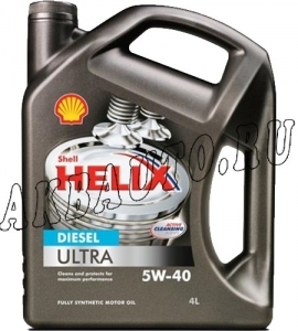 Масло моторное синтетическое Shell Helix Ultra Diesel 5W40 4л купить в Москве по цене 2250 рублей - АКБАВТО