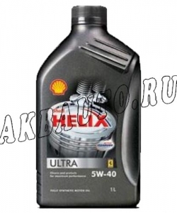 Масло моторное синтетическое Shell Helix Ultra 5W40 1л купить в Москве по цене 760 рублей - АКБАВТО